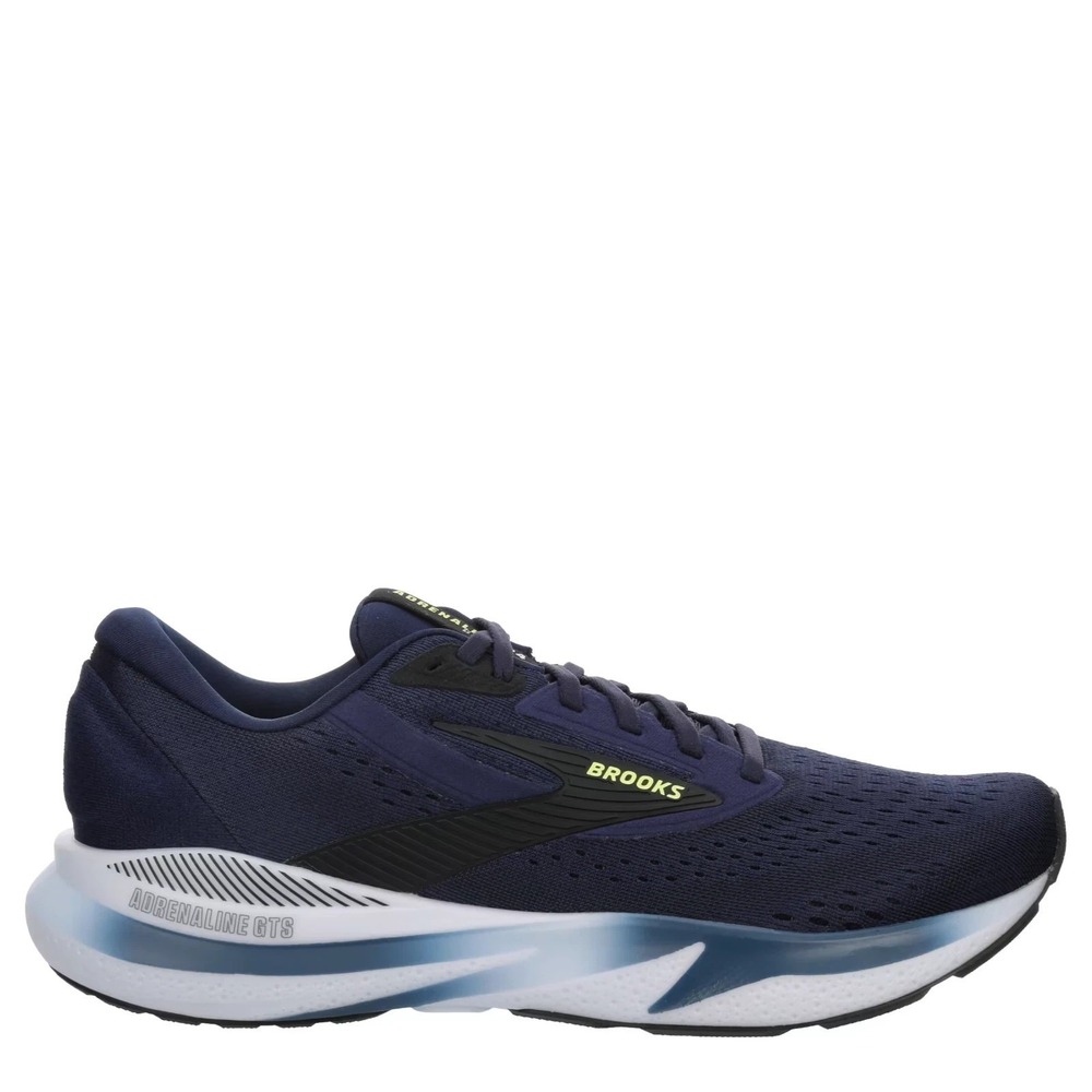 Brooks Adrenaline GTS 24 Mens Size 8.5 D Navy White Running Shoes NEW